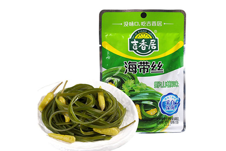 JIXIANGJU KELP STRIPS WILD SANSHO 80G